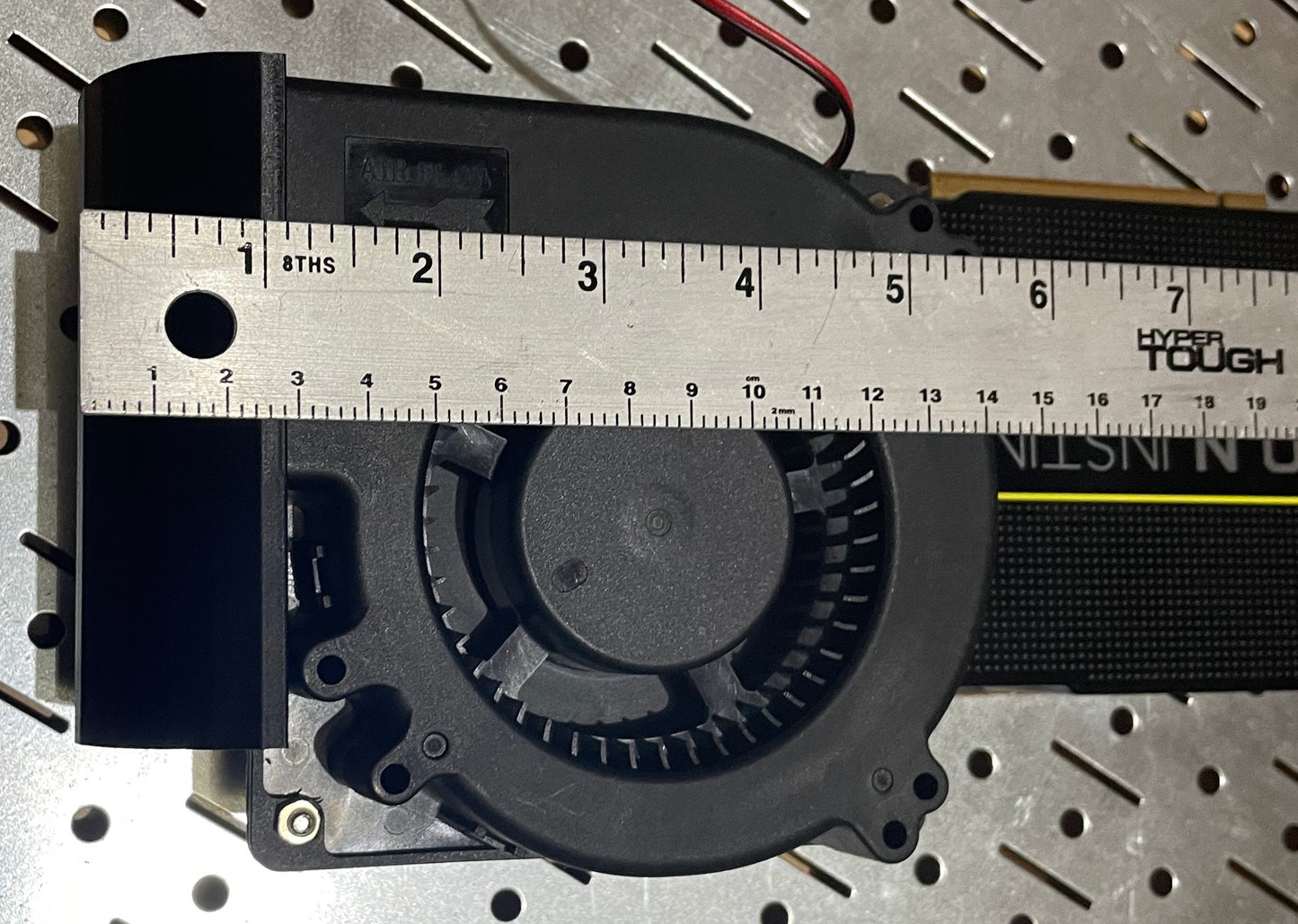 MI25 120mm Flat Blower Shroud