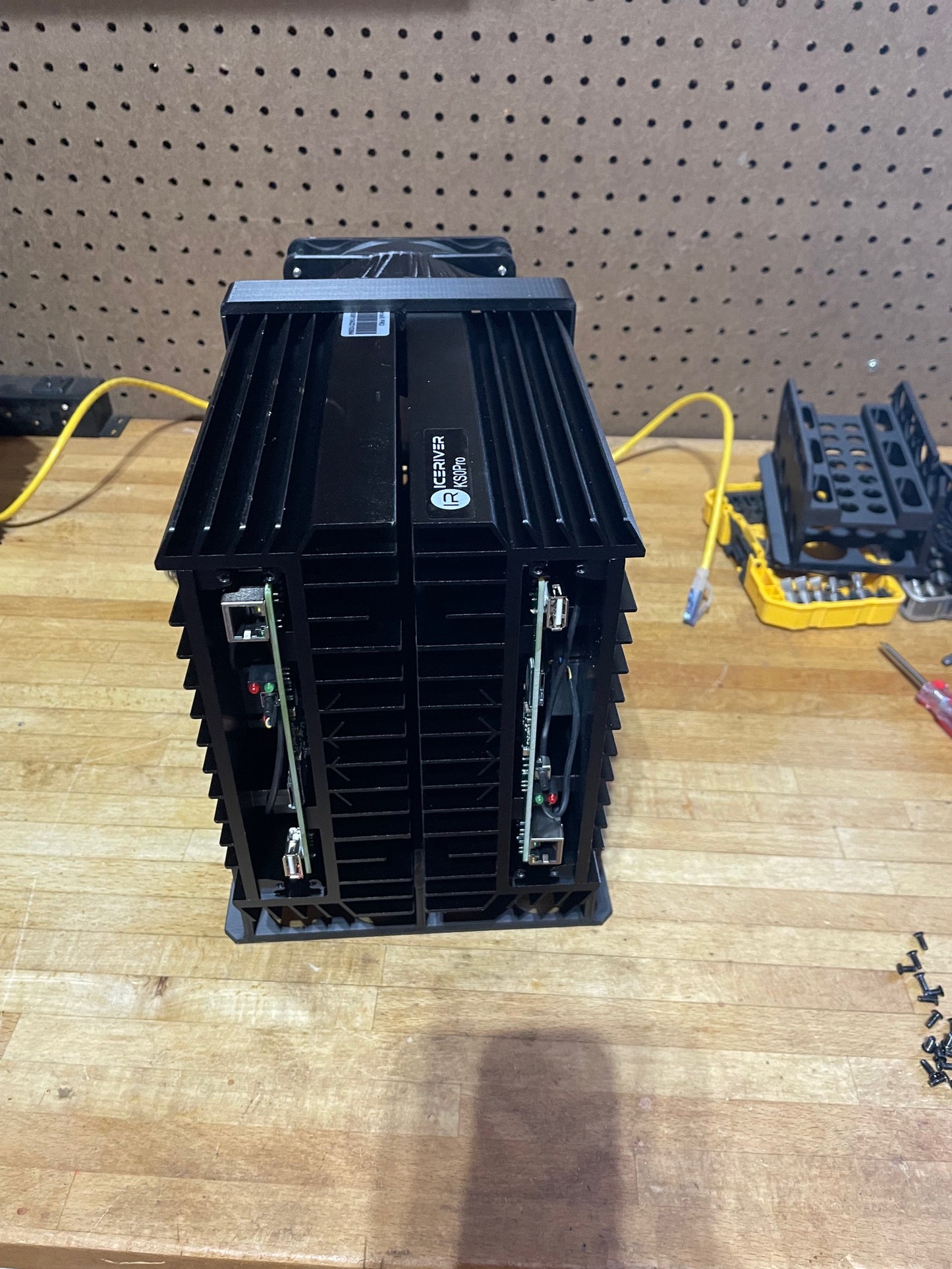 Iceriver KS0/ KS0 Pro Forced Air Shroud Dual 120 Fans for 2 Miners and Bricks