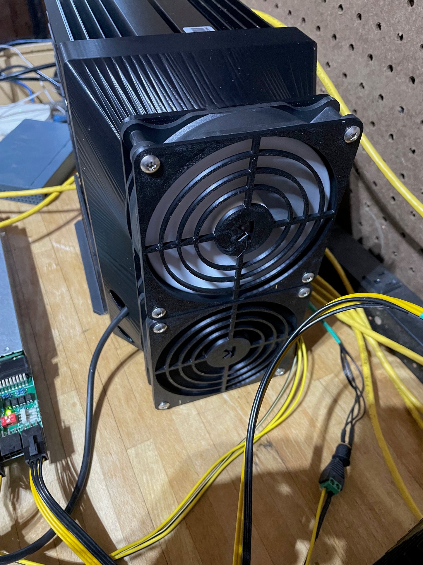 Iceriver KS0/ KS0 Pro Forced Air Shroud Dual 120 Fans for 2 Miners and Bricks