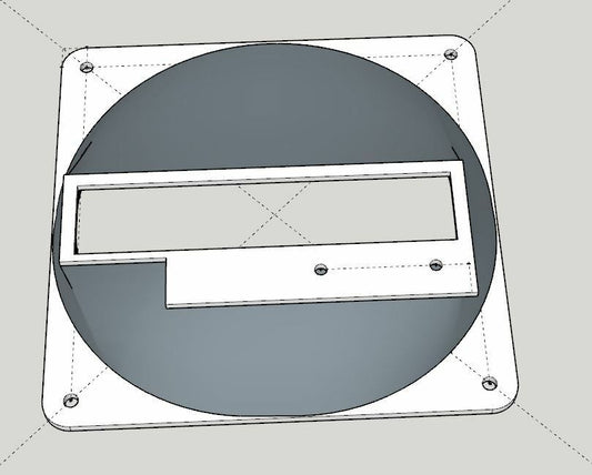 NVidia GPU Blower Fan Shroud for A100/CMP 170HX