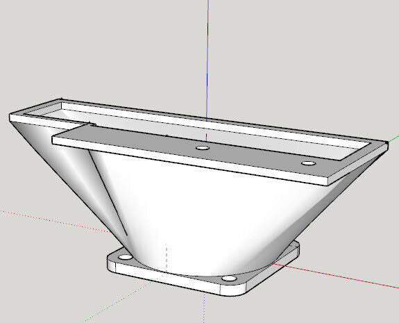 NVidia GPU Blower Fan Shroud for A100/CMP 170HX