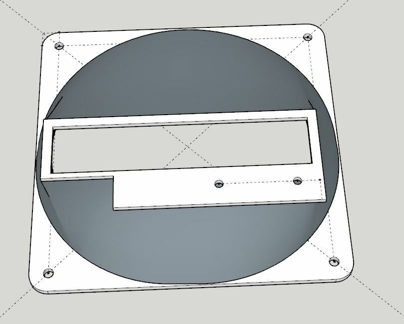 NVidia GPU Blower Fan Shroud for A100/CMP 170HX